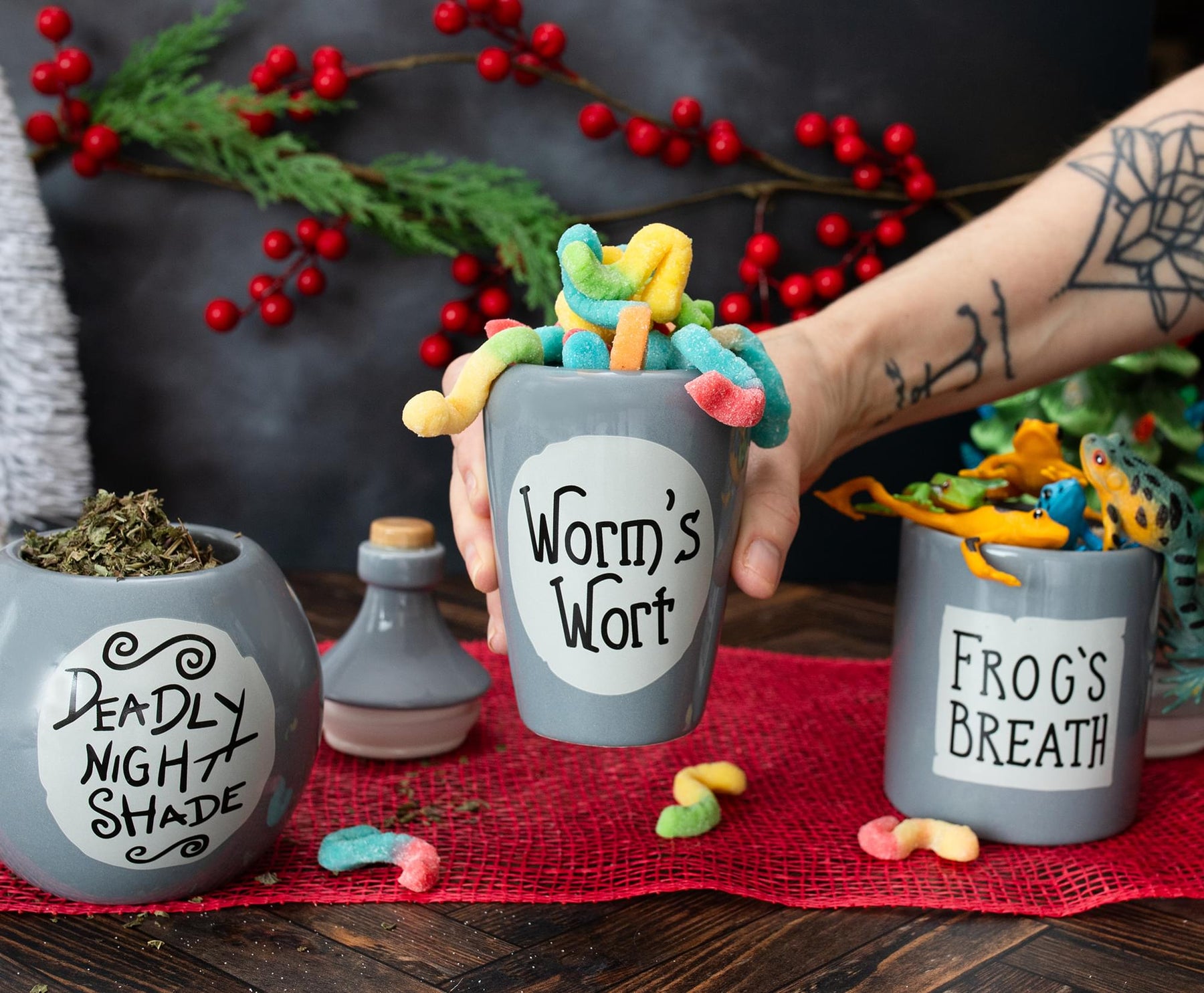 Disney The Nightmare Before Christmas Sally's Mini Storage Jars 3-Piece Set