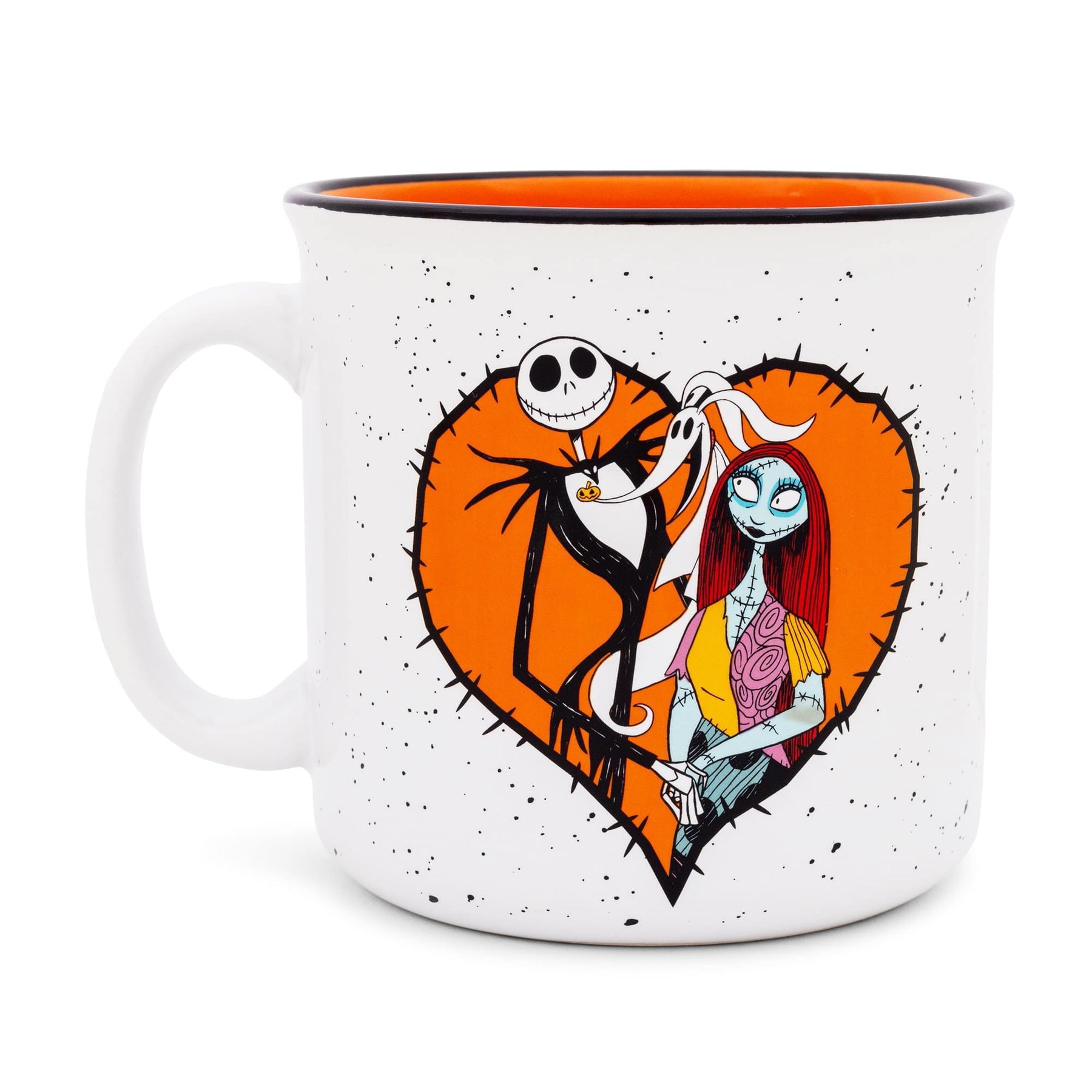 Disney The Nightmare Before Christmas Jack, Zero, and Sally 20-Ounce Camper Mug