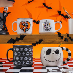 Disney The Nightmare Before Christmas Jack, Zero, and Sally 20-Ounce Camper Mug