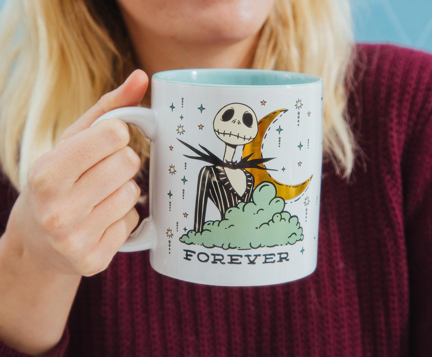 Disney The Nightmare Before Christmas "Forever & Always" Foil-Embossed Mug