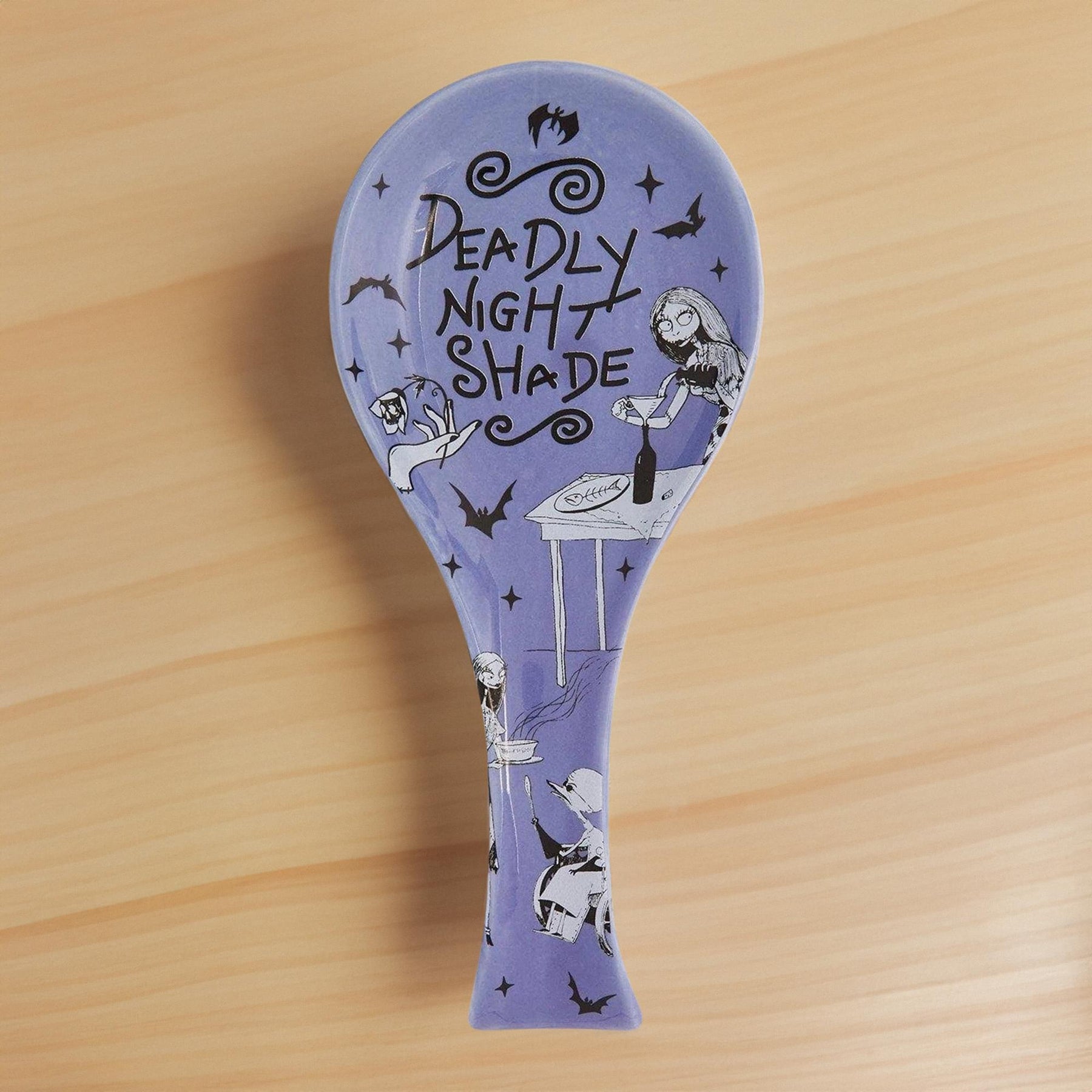 Disney The Nightmare Before Christmas Sally Night Shade Ceramic Spoon Rest