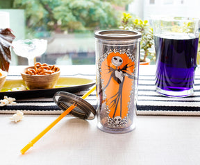 Disney The Nightmare Before Christmas Jack Carnival Cup With Lid and Straw