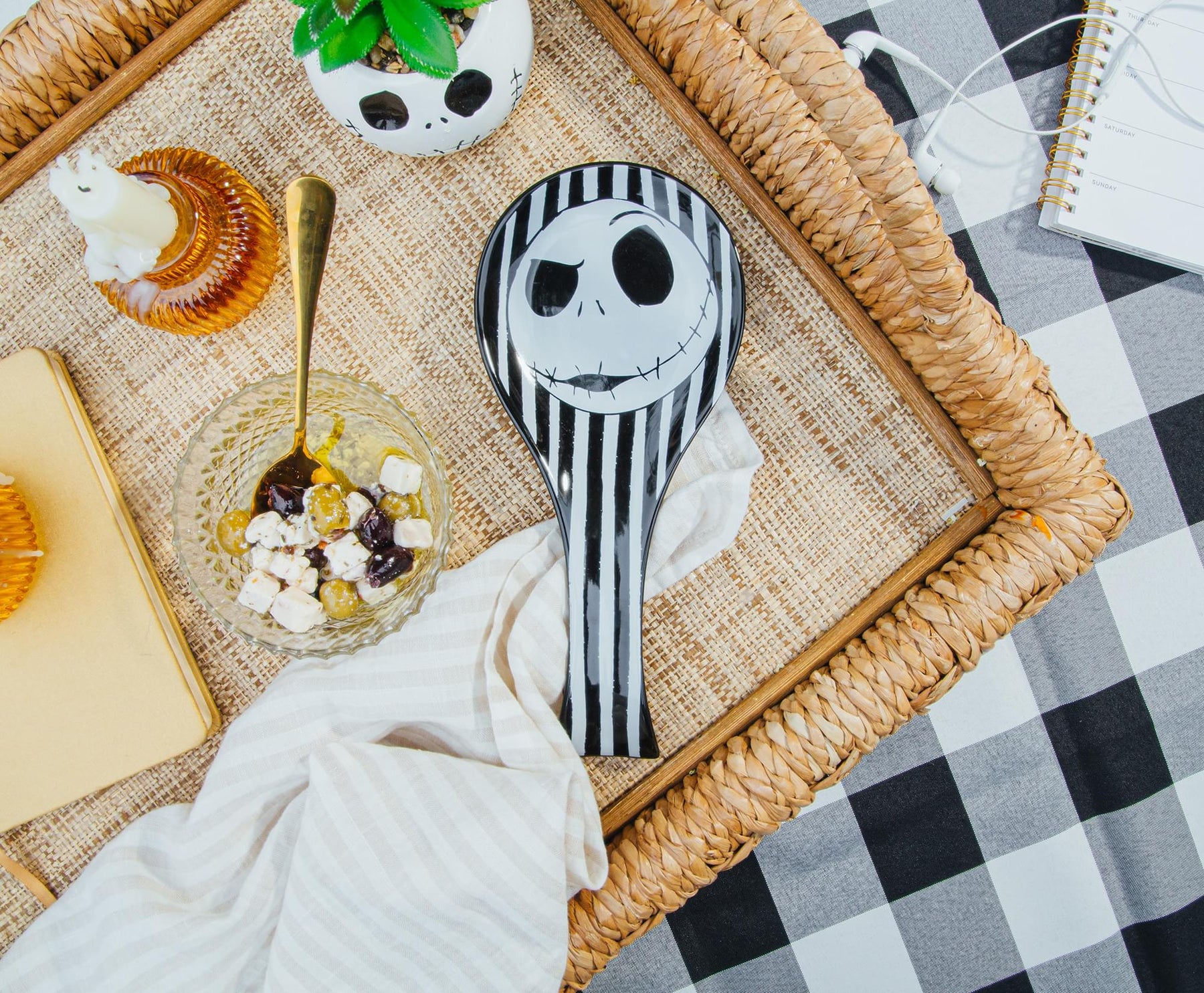 Disney The Nightmare Before Christmas Jack Skellington Ceramic Spoon Rest