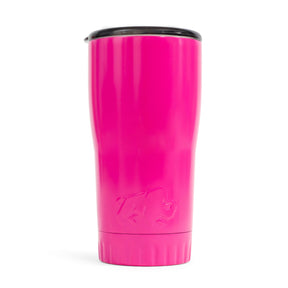 Metallic Hot Pink Stainless Steel Tumbler With Open-Sip Lid | Holds 20 Ounces