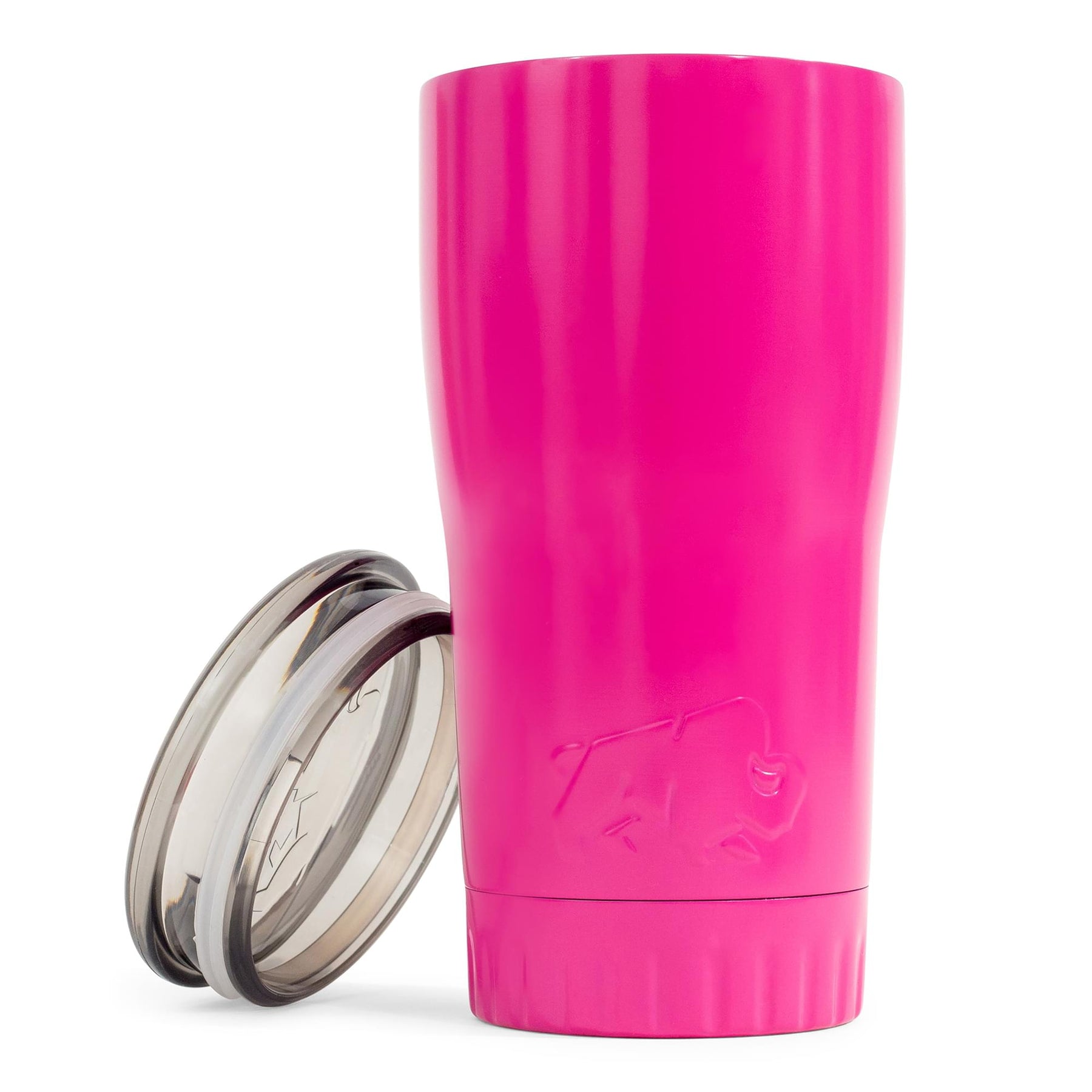 Metallic Hot Pink Stainless Steel Tumbler With Open-Sip Lid | Holds 20 Ounces