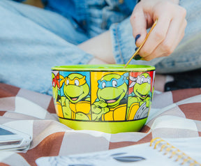 Teenage Mutant Ninja Turtles Characters Ceramic Soup Mug | Holds 24 Ounces