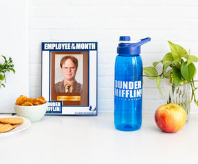 The Office Dunder Mifflin Water Bottle With Handle Lid | Holds 28 Ounces