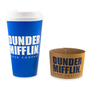 The Office Dunder Mifflin Disposable Paper Travel Cups With Lids | Set of 8