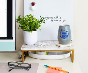 The Office "Employee of the Month" Stainless Steel Tumbler With Lid | 10 Ounces