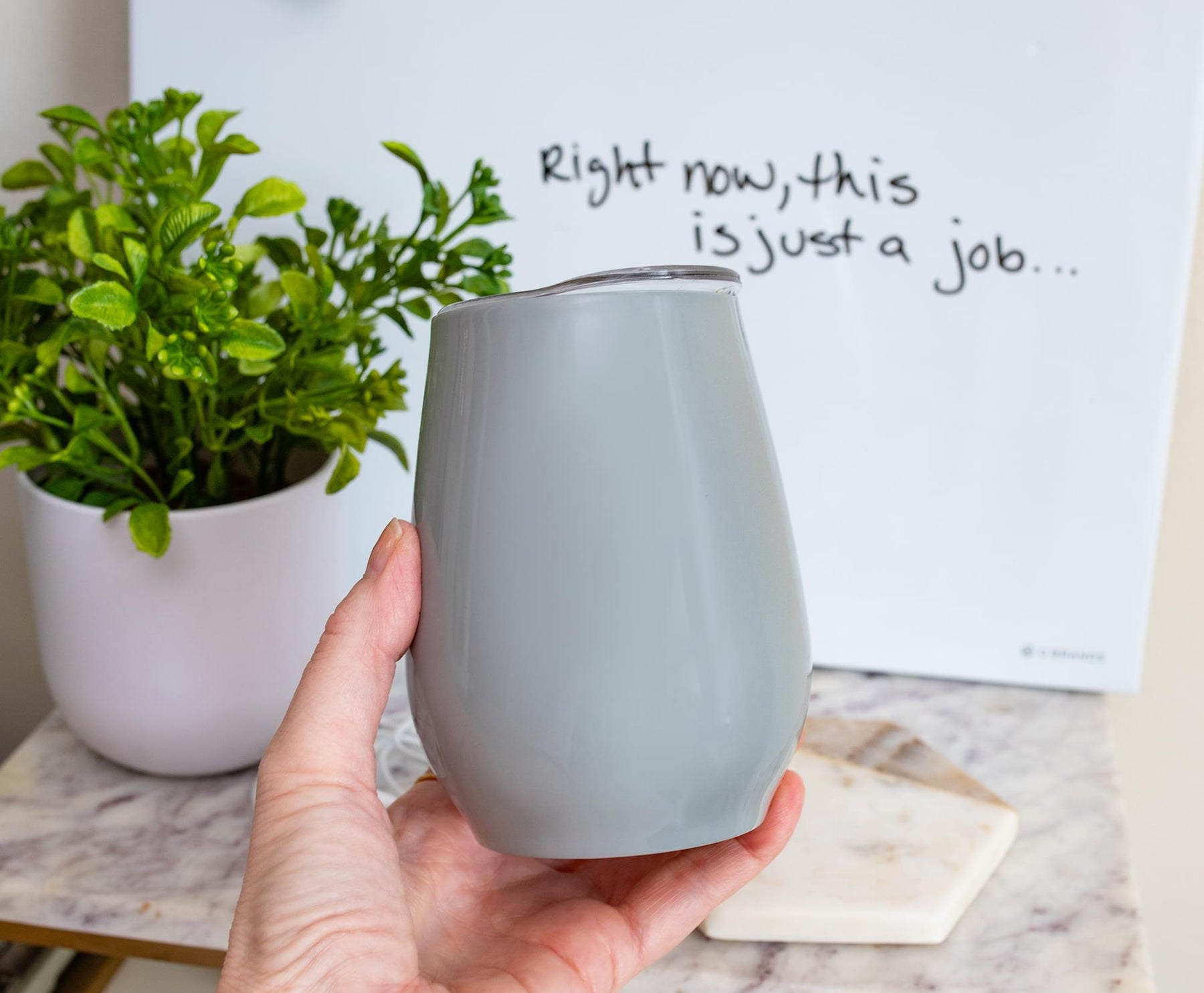 The Office "Employee of the Month" Stainless Steel Tumbler With Lid | 10 Ounces