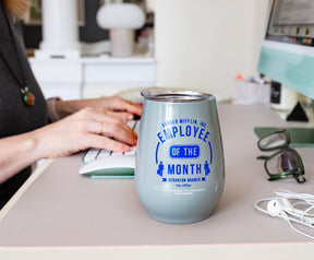 The Office "Employee of the Month" Stainless Steel Tumbler With Lid | 10 Ounces