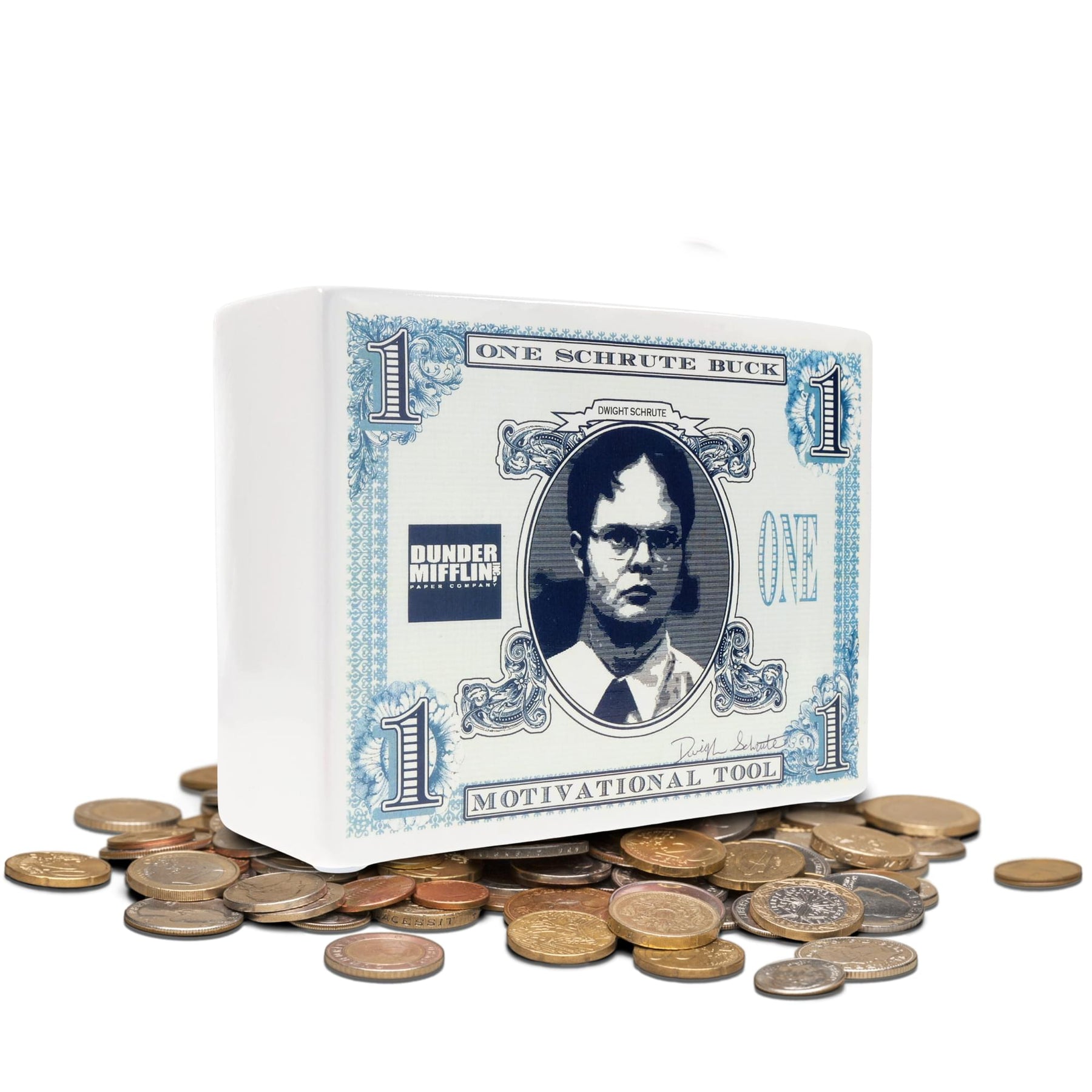 The Office Schrute Buck Ceramic Money Bank | 8 Inches Tall