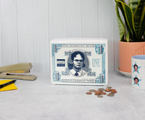 The Office Schrute Buck Ceramic Money Bank | 8 Inches Tall