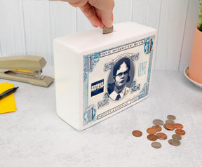 The Office Schrute Buck Ceramic Money Bank | 8 Inches Tall