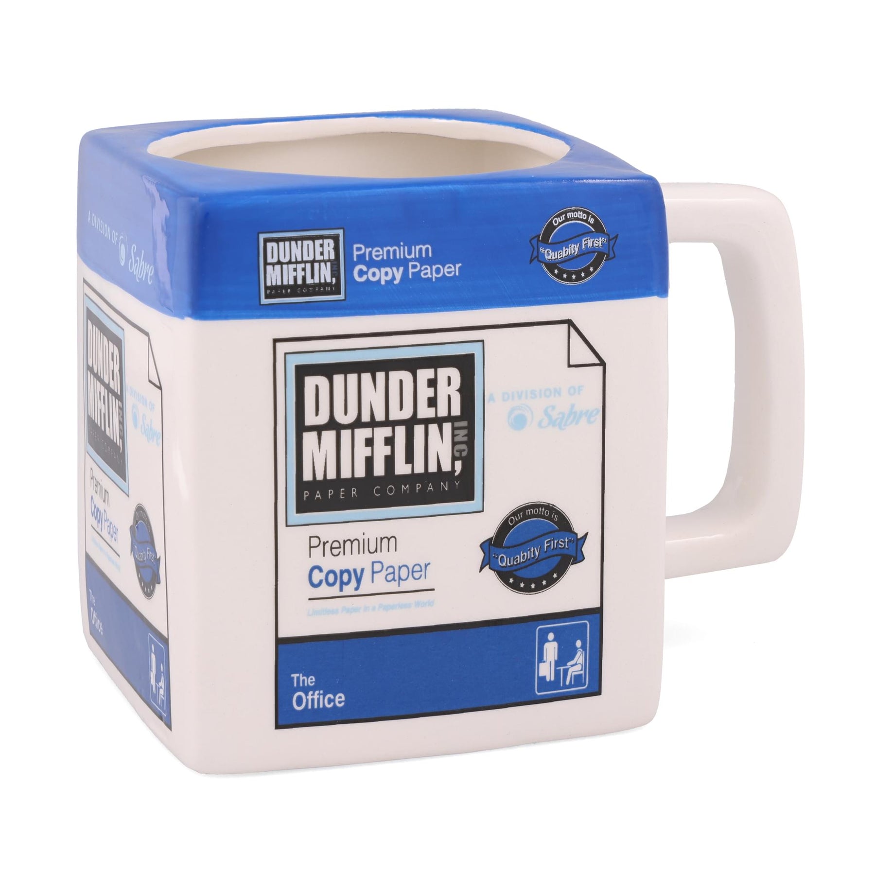 The Office Dunder Mifflin Sculpted Ceramic Mug | Holds 20 Ounces