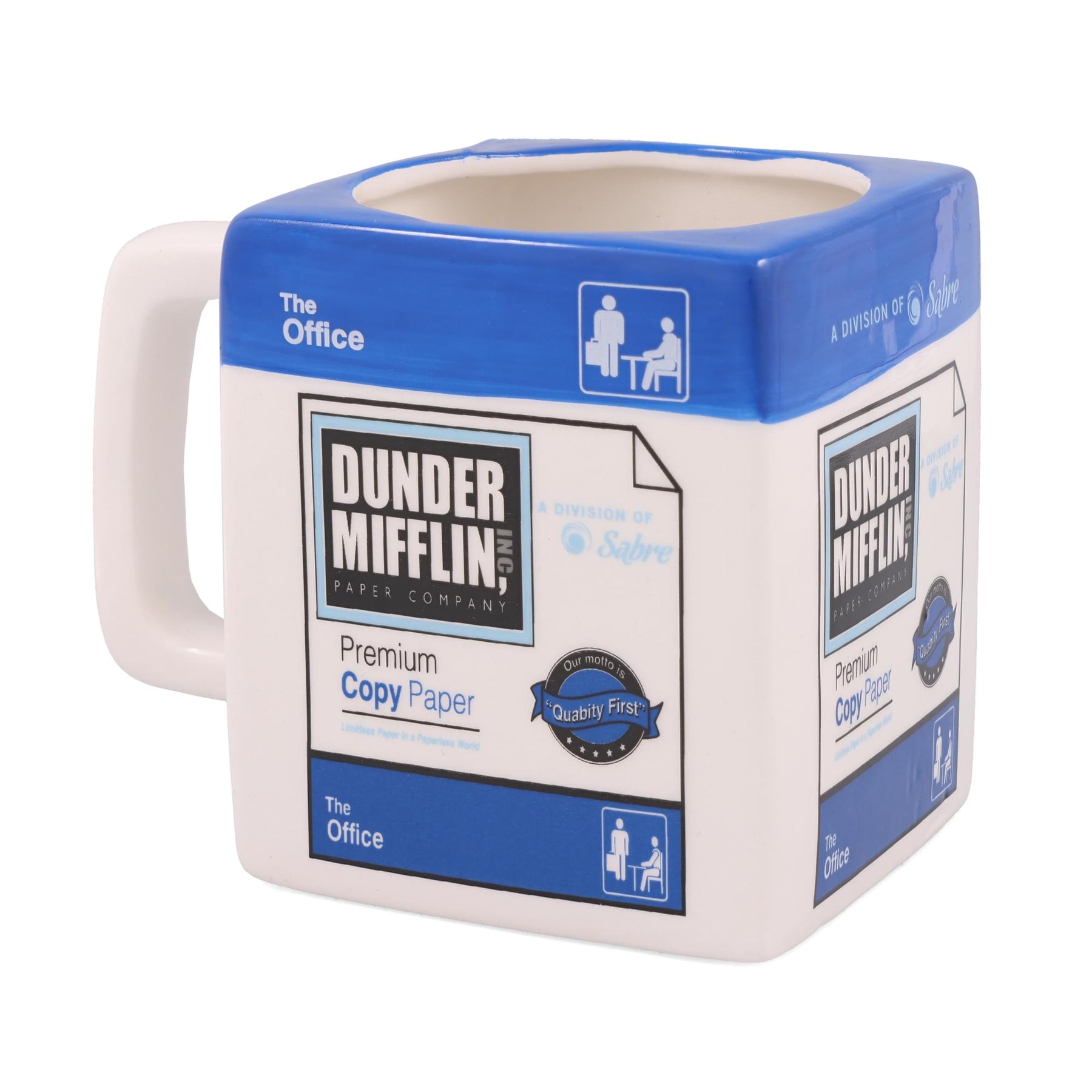 The Office Dunder Mifflin Sculpted Ceramic Mug | Holds 20 Ounces