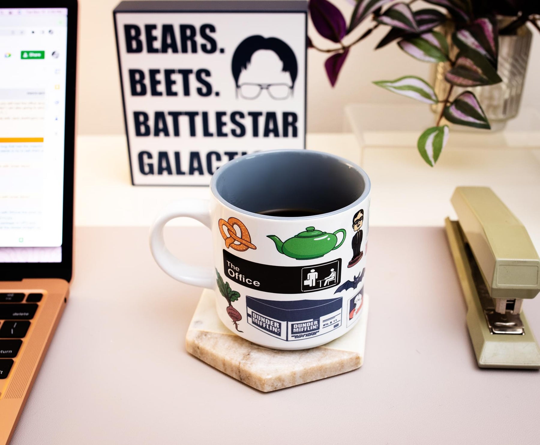 The Office Icons Ceramic Mug | Holds 13 Ounces