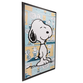 Peanuts Snoopy Comic Panel 13 x 19 Inch Hanging Wood Wall Art