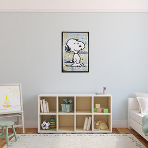 Peanuts Snoopy Comic Panel 13 x 19 Inch Hanging Wood Wall Art