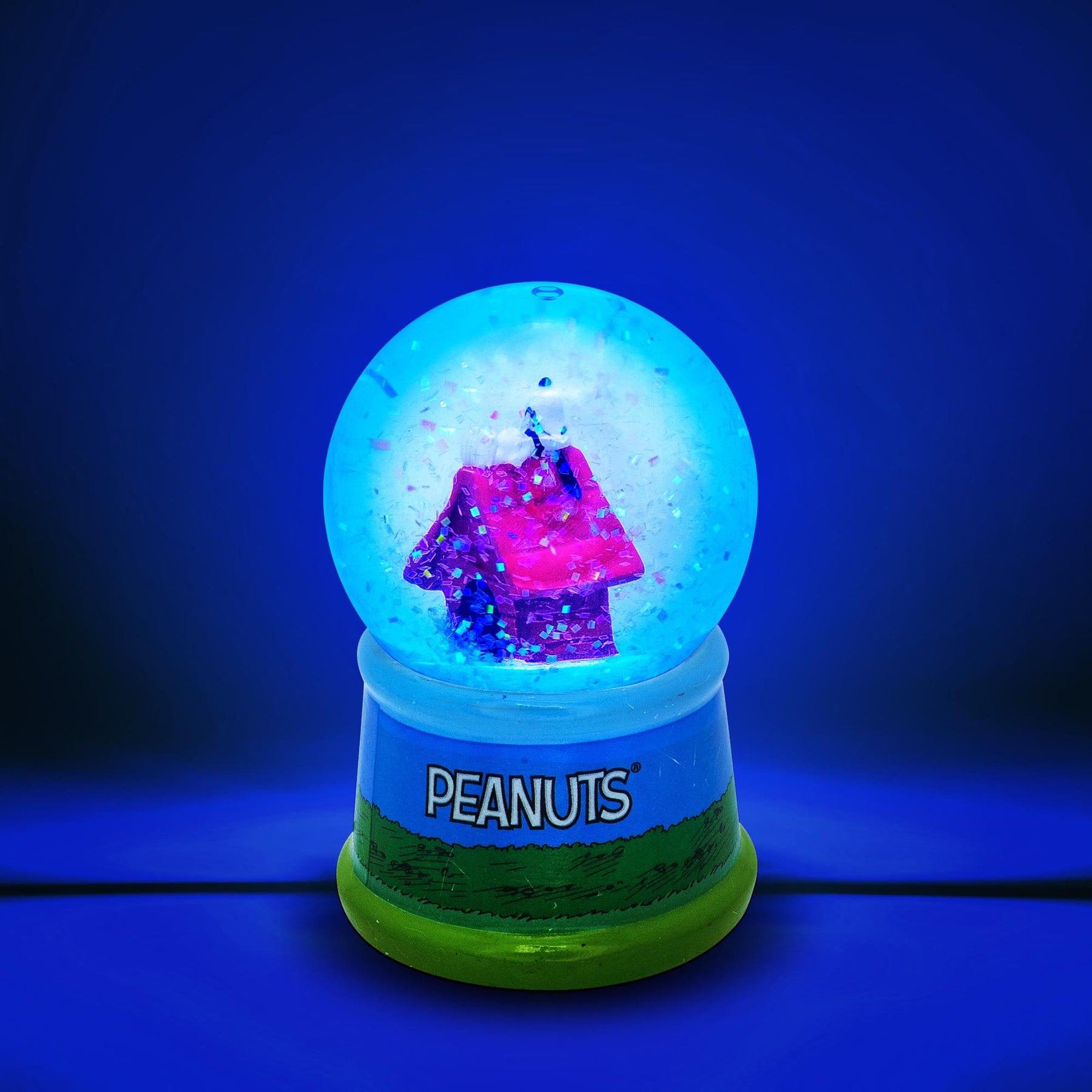 Peanuts Snoopy Doghouse Light-Up Snow Globe | 6 Inches Tall