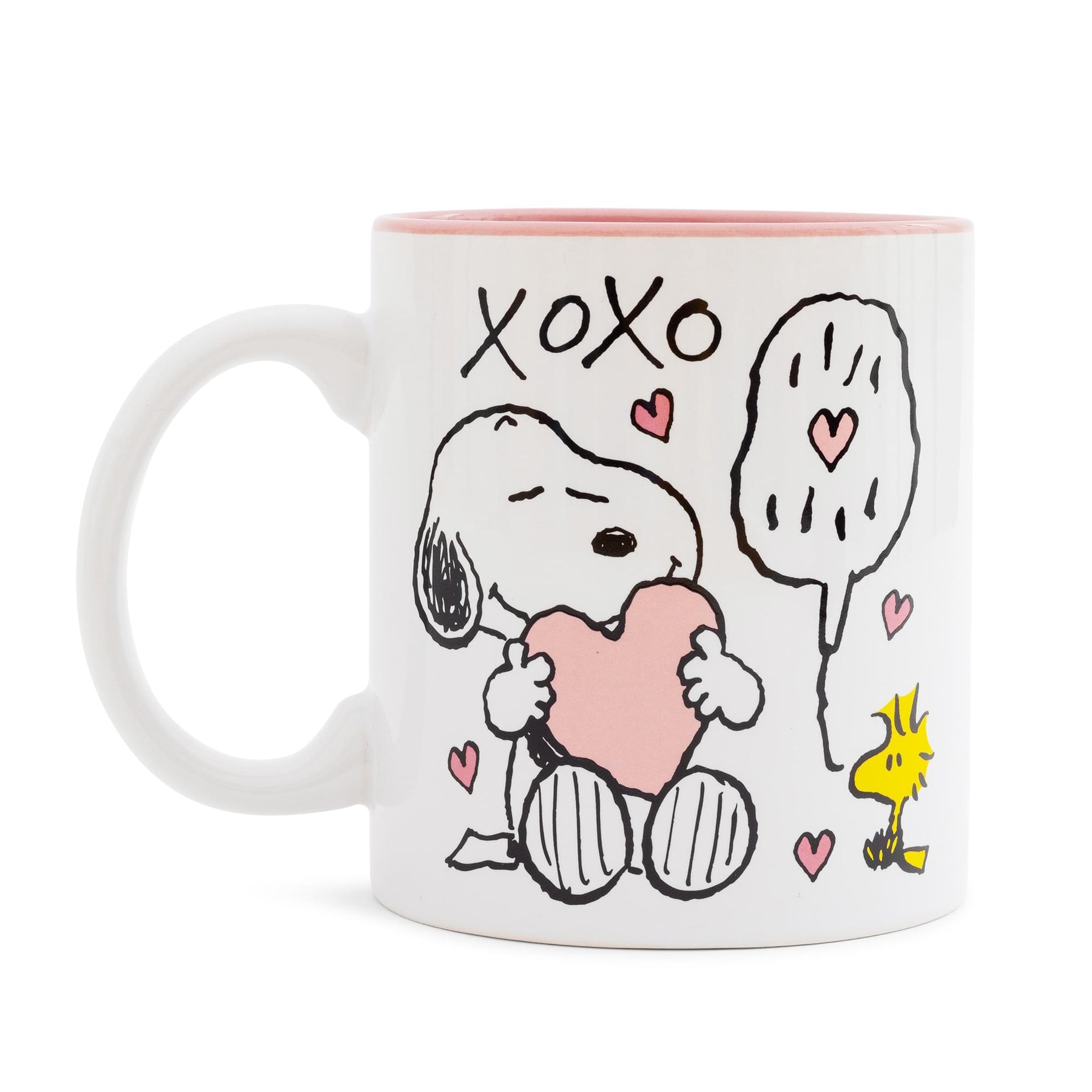 Peanuts Snoopy and Woodstock Valentine's Day "XOXO" Ceramic Mug | Hold 20 Ounces