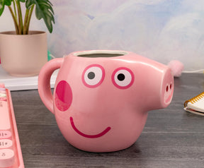 Peppa Pig Sculpted Ceramic Mug | Holds 20 Ounces