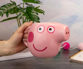 Peppa Pig Sculpted Ceramic Mug | Holds 20 Ounces