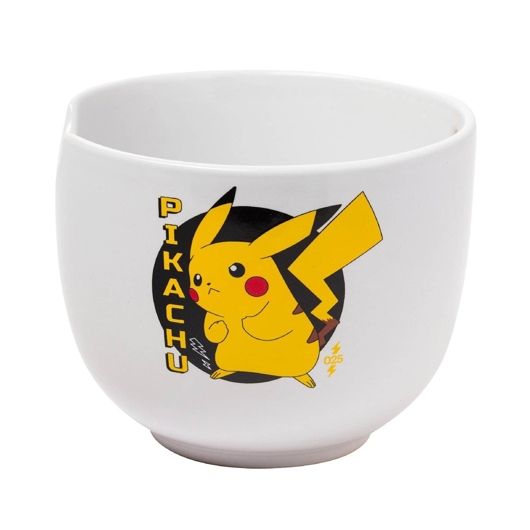 Pokemon Pikachu 20 Ounce Ceramic Ramen Bowl with Chopsticks