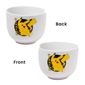 Pokemon Pikachu 20 Ounce Ceramic Ramen Bowl with Chopsticks