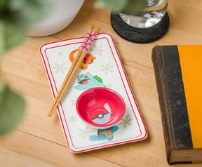 Pokemon Characters 3 Piece Ceramic Sushi Set