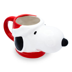 Peanuts Snoopy Christmas 3D Sculpted Ceramic Mug | Holds 20 Ounces