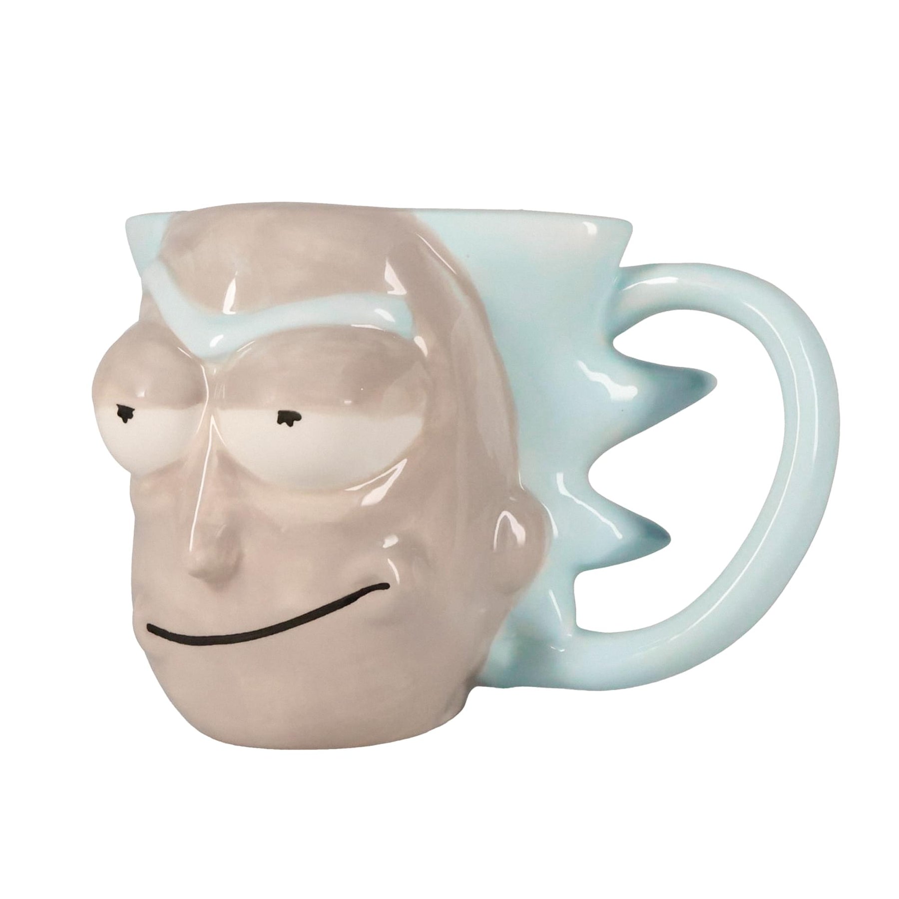 Rick and Morty Rick Sanchez Face 3D Sculpted Ceramic Mug | Holds 20 Ounces