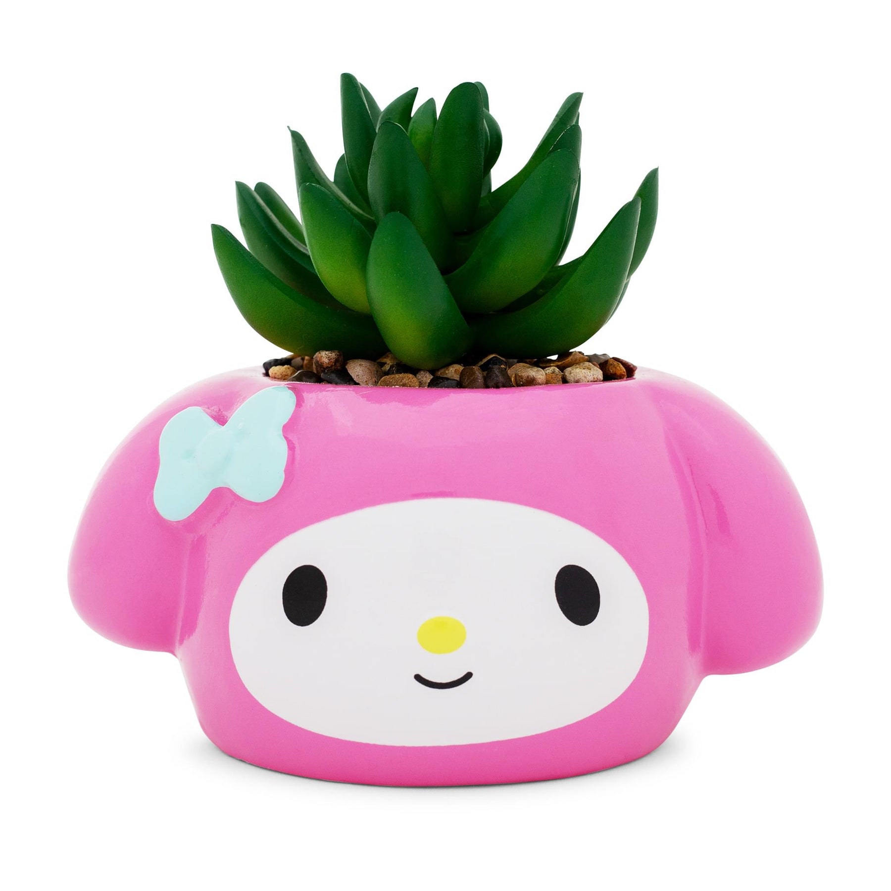 Sanrio My Melody 3-Inch Ceramic Mini Planter With Artificial Succulent