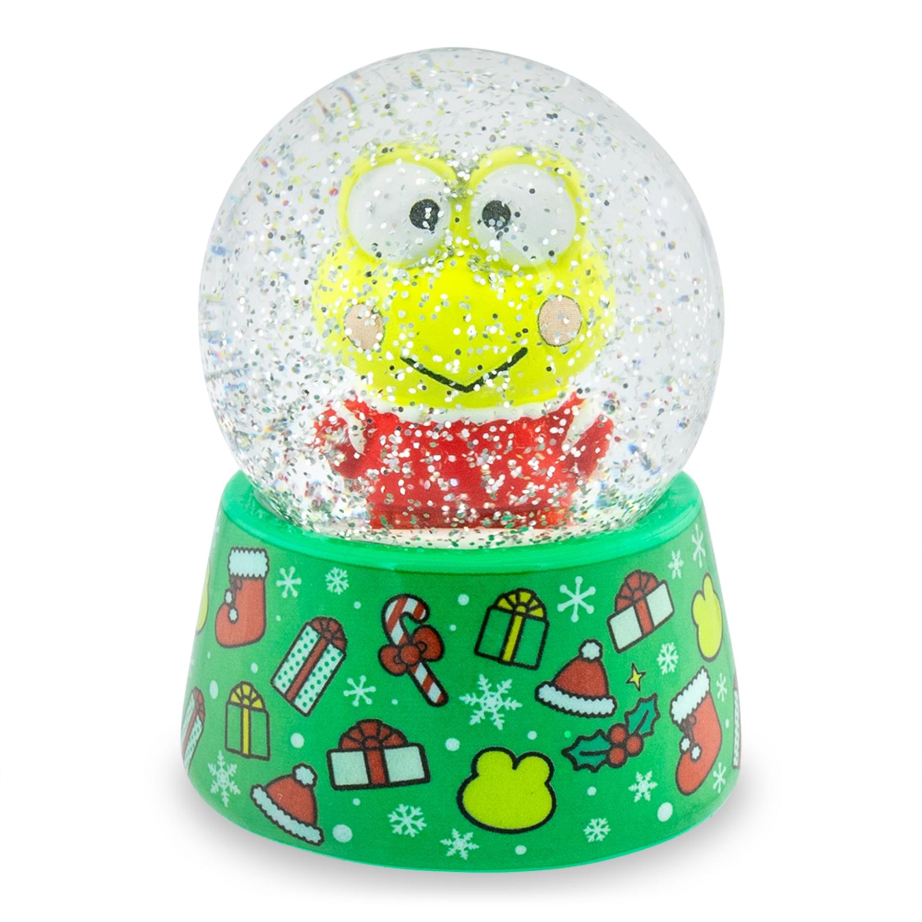 Sanrio Keroppi Holiday Mini Snow Globe | 3 Inches Tall