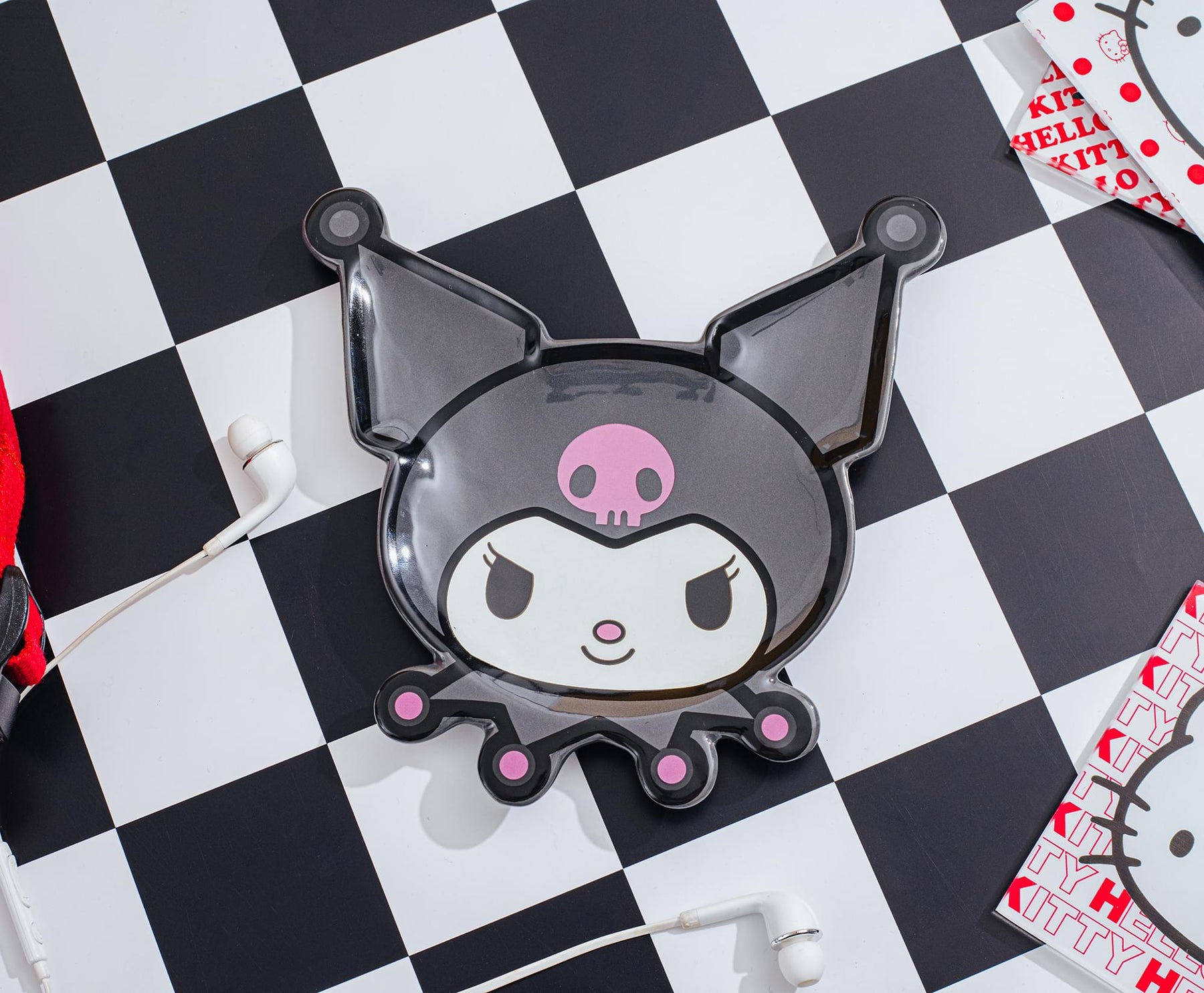 Sanrio Kuromi Face Sculpted Ceramic Spoon Rest