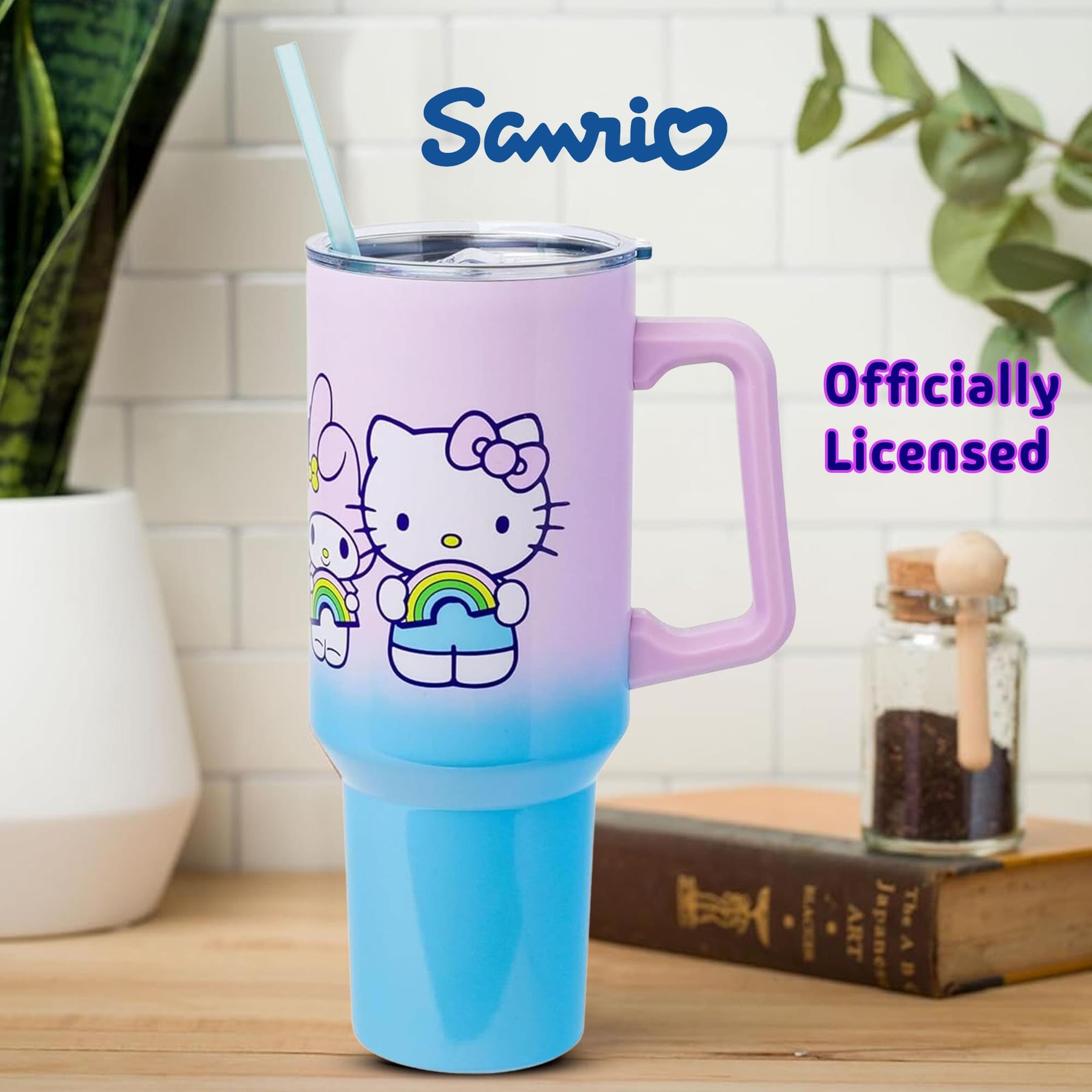 Sanrio Hello Kitty and Friends Rainbow Stainless Steel Tumbler | 40 Ounces