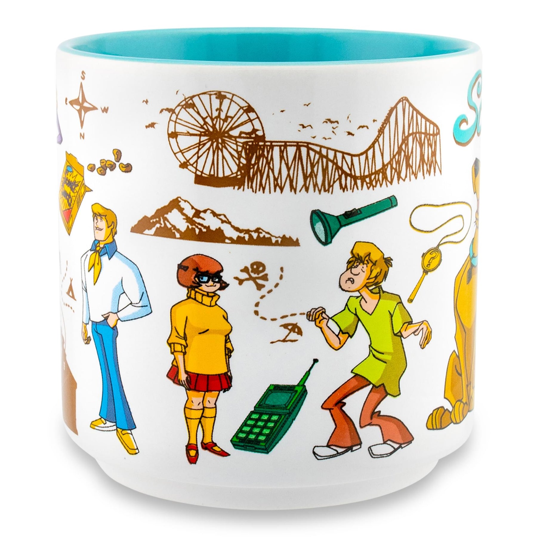 Scooby-Doo and the Gang "Crystal Cove" Ceramic Mug | Holds 13 Ounce