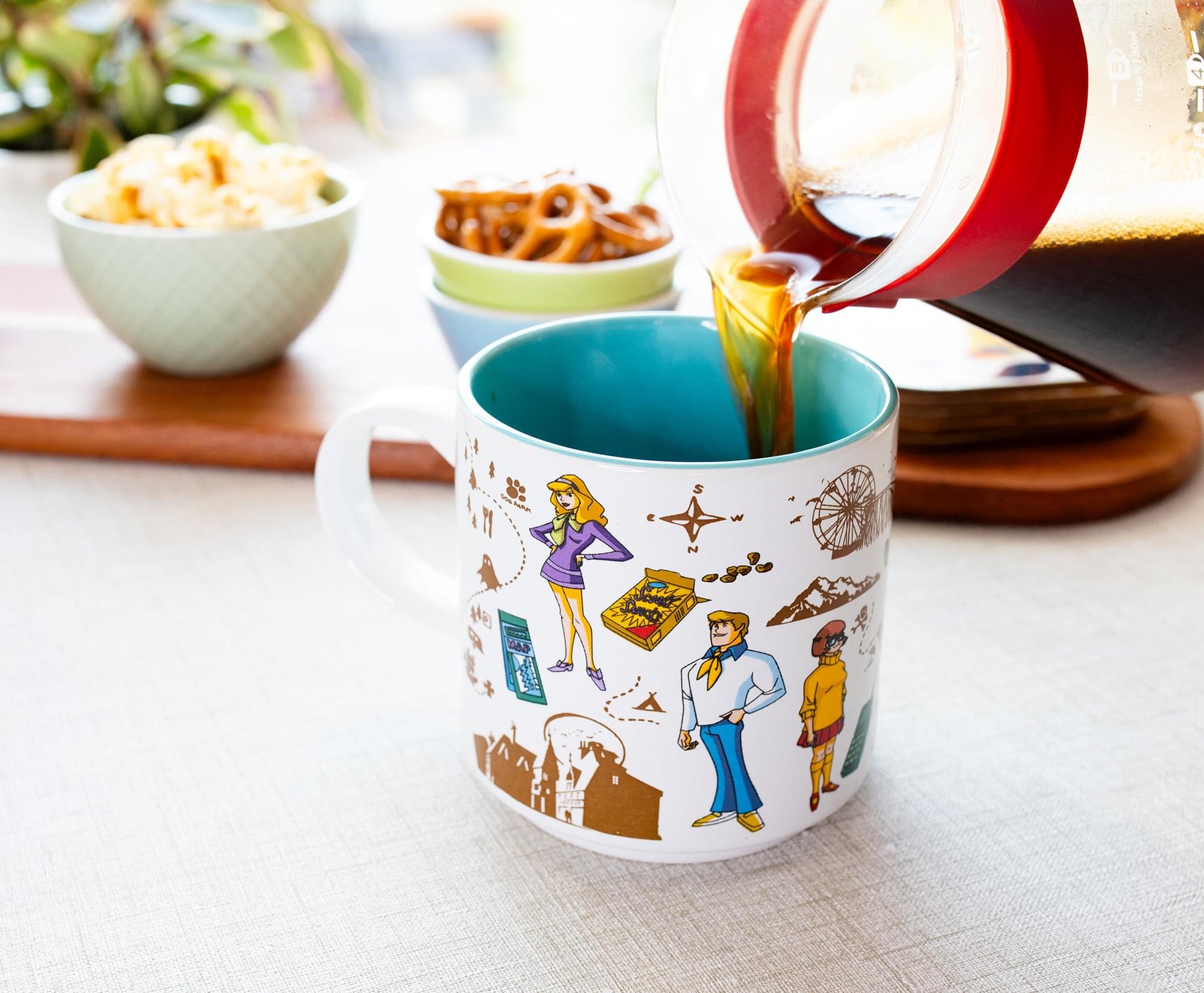 Scooby-Doo and the Gang "Crystal Cove" Ceramic Mug | Holds 13 Ounce