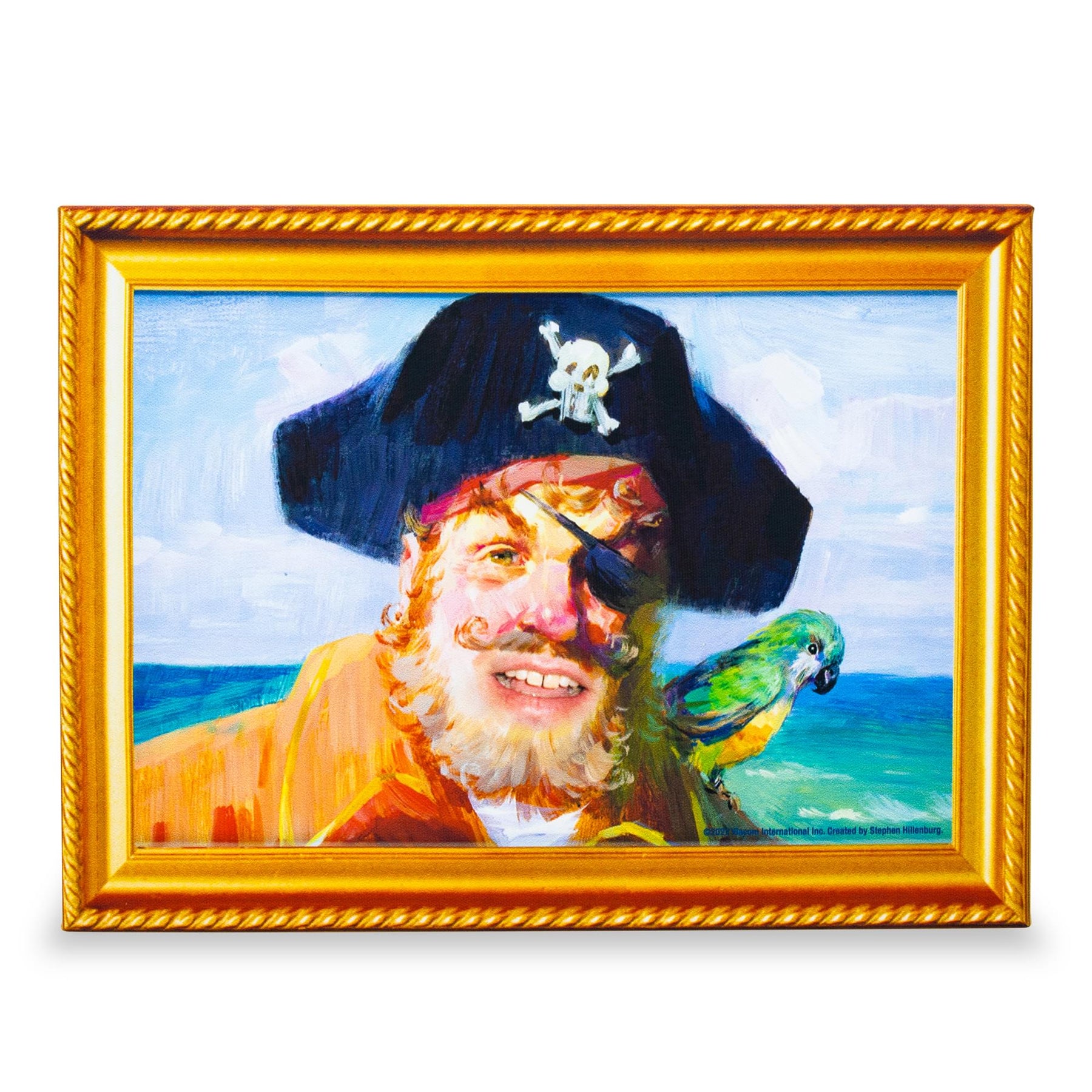 SpongeBob SquarePants Captain Painty the Pirate Canvas Wall Art Sign