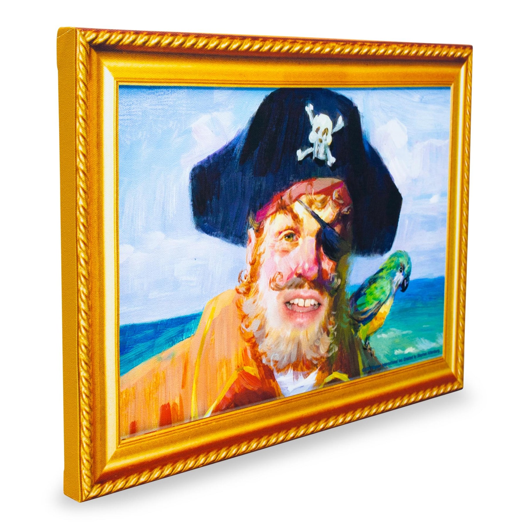 SpongeBob SquarePants Captain Painty the Pirate Canvas Wall Art Sign