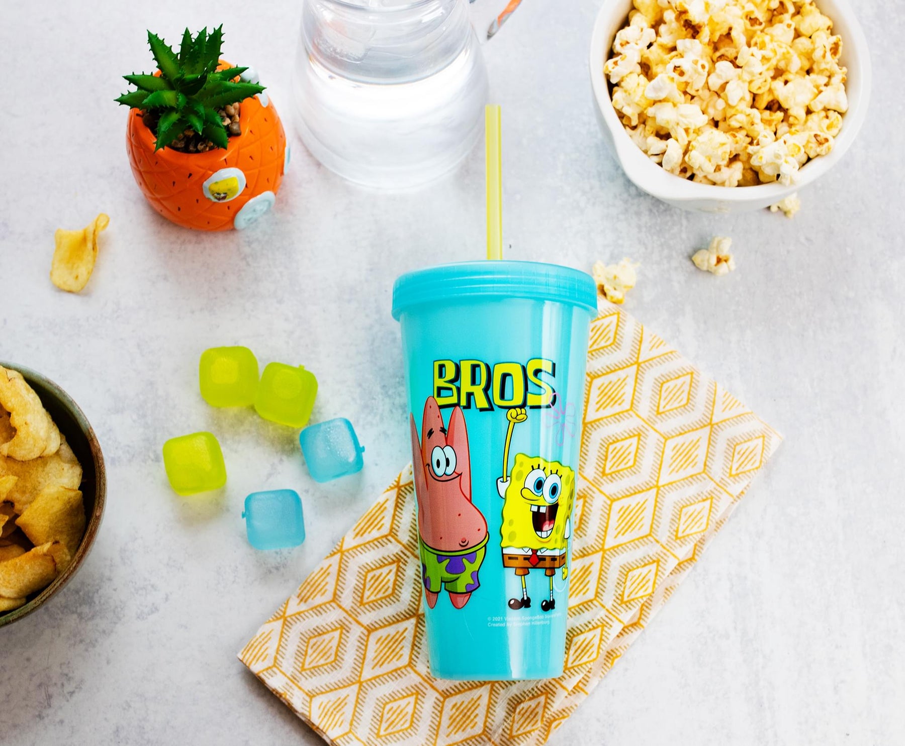 SpongeBob SquarePants "Bros" Color-Changing Tumbler | Holds 24 Ounces