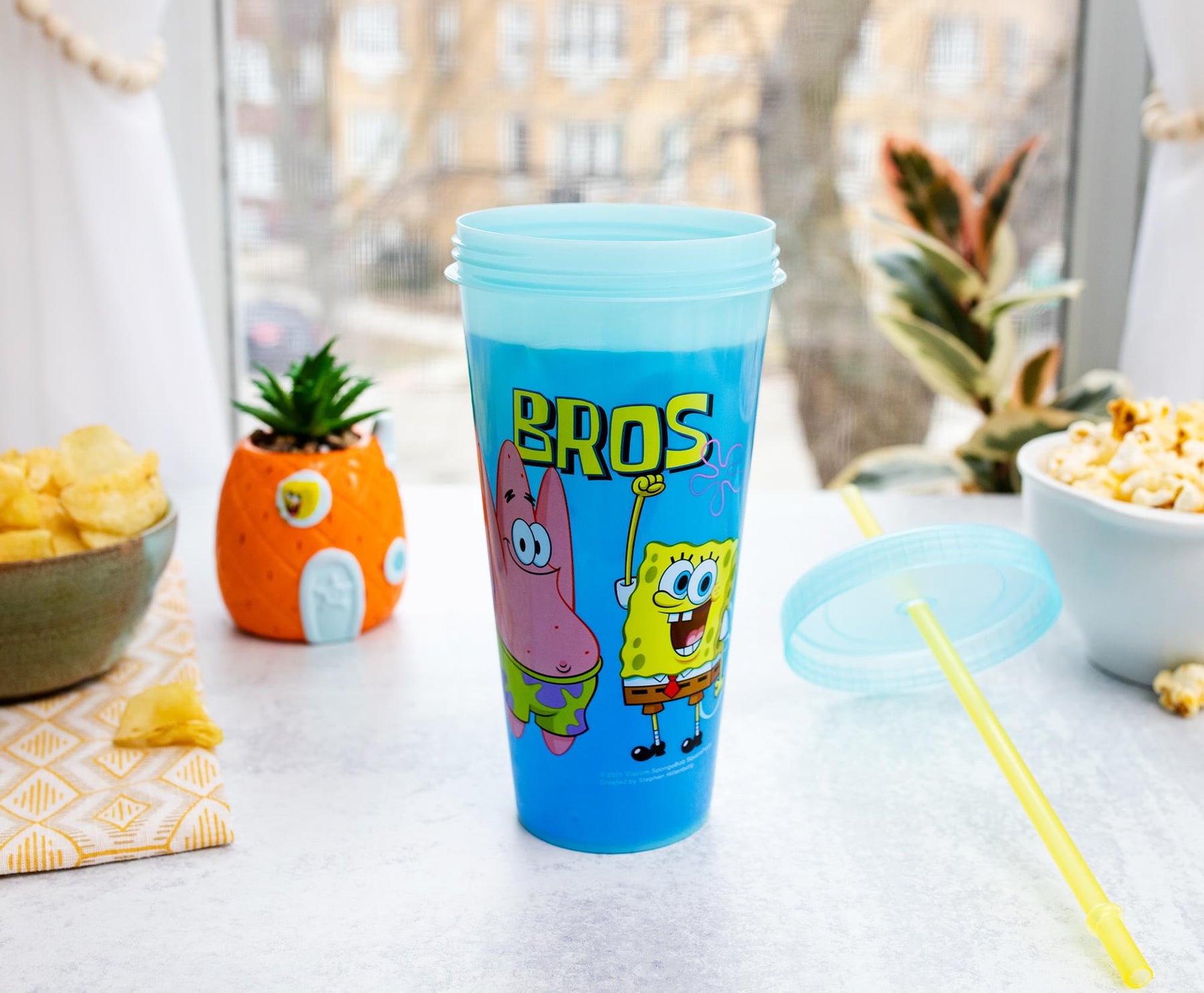 SpongeBob SquarePants "Bros" Color-Changing Tumbler | Holds 24 Ounces