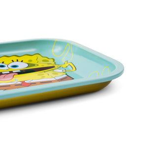 Nickelodeon SpongeBob SquarePants "Weird. Don't Care." Tin Tray | 11 x 7 Inches