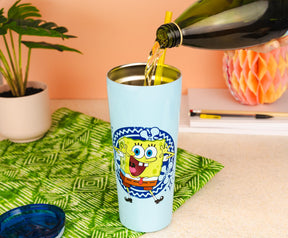 Spongebob Squarepants Stainless Steel Tumbler With Lid | Holds 22 Ounces