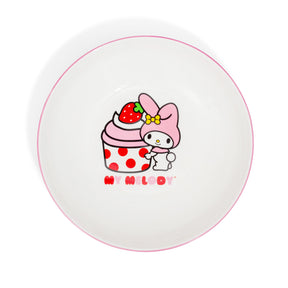 Sanrio My Melody Cupcake 9-Inch Ceramic Coupe Dinner Bowl