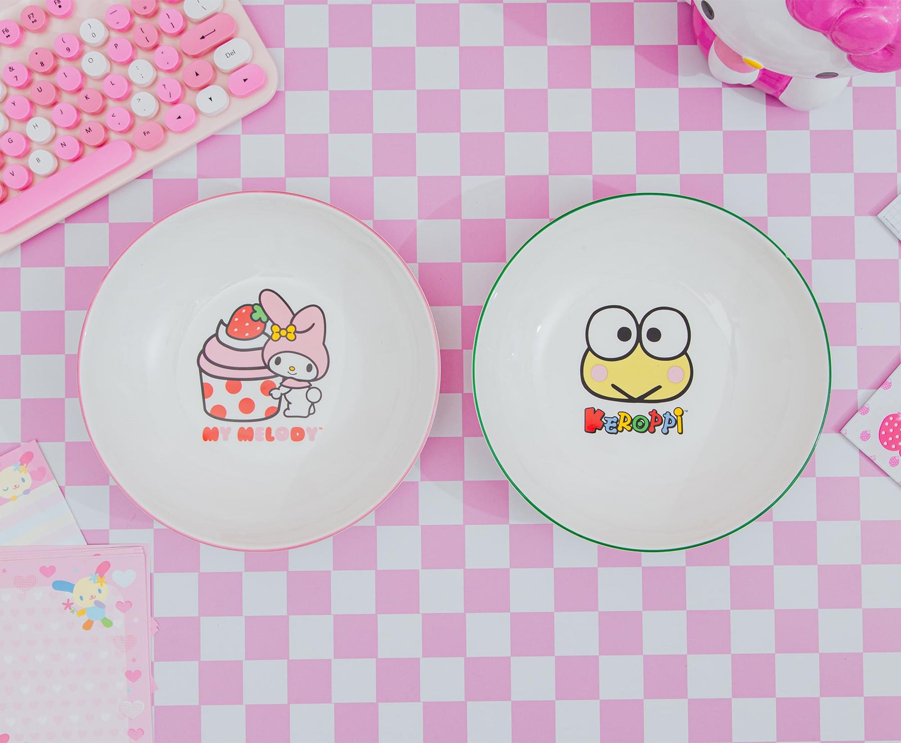 Sanrio My Melody Cupcake 9-Inch Ceramic Coupe Dinner Bowl