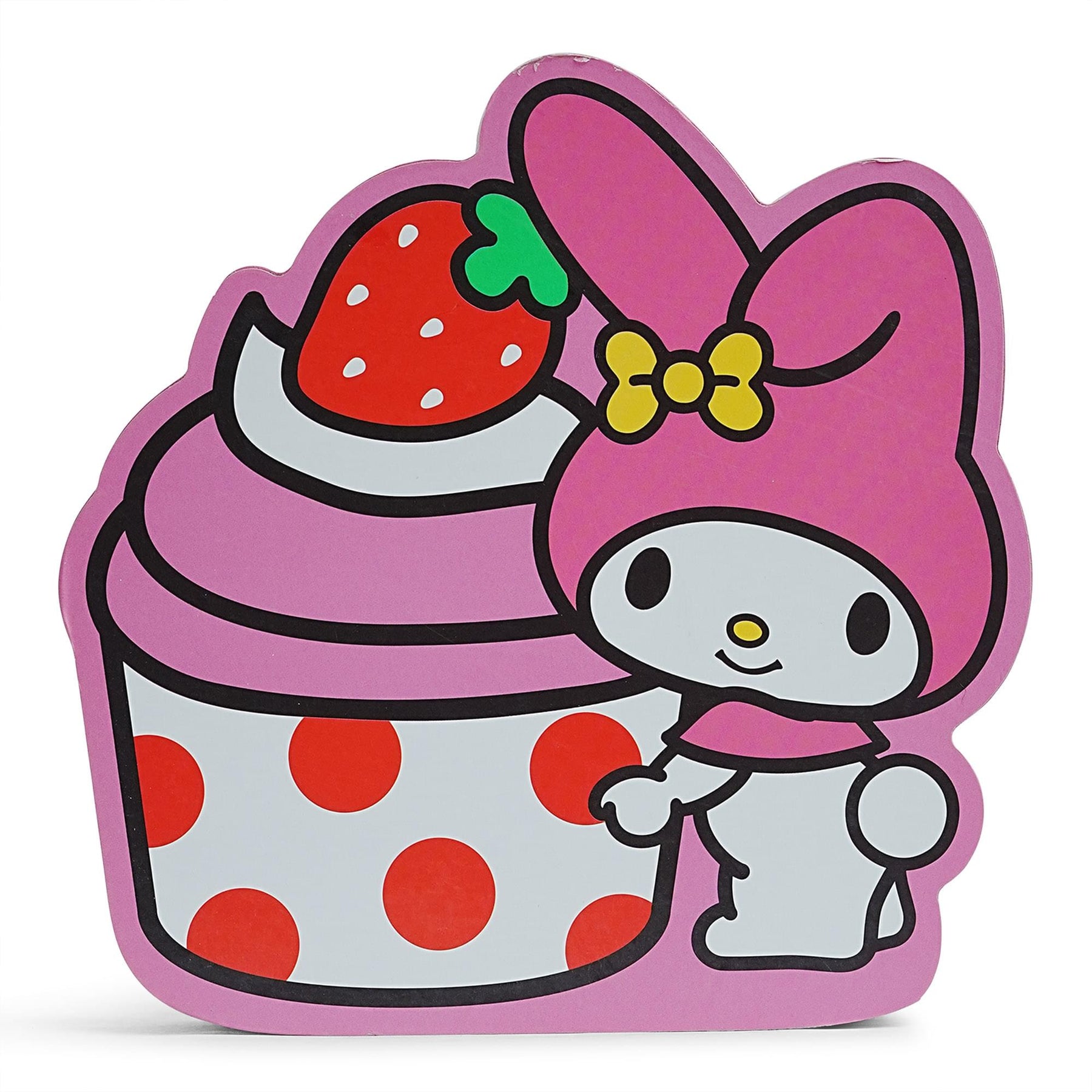 Sanrio My Melody Strawberry Cupcake Die-Cut Wooden Wall Art Sign