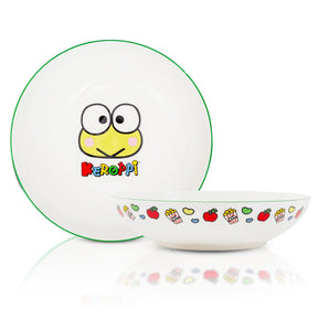 Sanrio Keroppi Snacks 9-Inch Ceramic Coupe Dinner Bowl