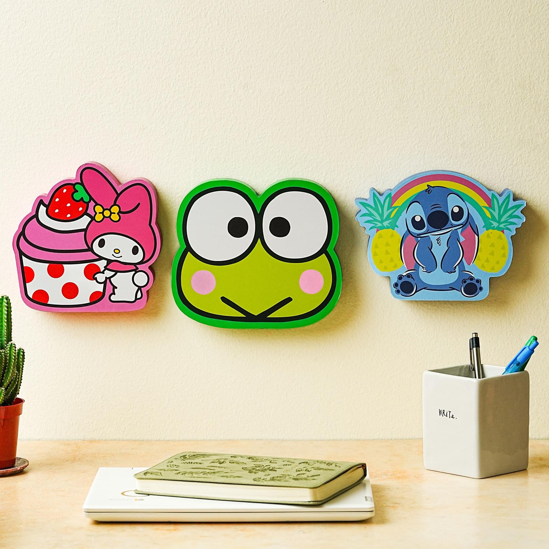 Sanrio Keroppi Die-Cut Wooden Wall Art Sign