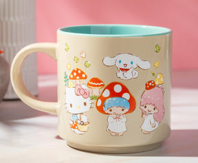 Sanrio Hello Kitty and Friends Mushroom Crew Single Stackable Ceramic Mug